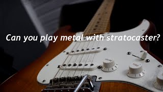 Can stratocaster with single coils play metal [upl. by Deering]