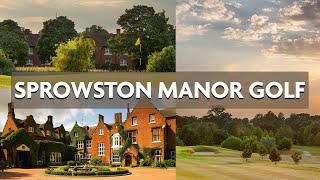 Sprowston Manor Golf Course  Book An Unforgettable Golfing Weekend [upl. by Audsley]