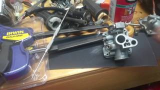 Yamaha pw50 mikuni carburetor throttle slide repair for stuck throttles [upl. by Holmen]