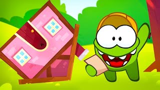 Om Nom Stories  Construisez une grande maison  Dessin animé drôle  Cut The Rope [upl. by Vergne]