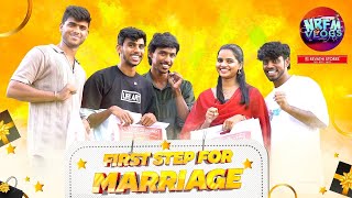 Shopping with NRFM TEAM ❤️ First step for Marriage 😂 revathi store shopping gold vlog [upl. by Hax307]