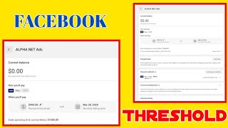 Facebook Threshold Method  Facebook Auto Pay Method  Facebook Prepaid Method [upl. by Dalton672]