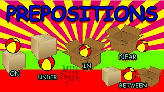 Prepositions in english Grammar with pictures and examples [upl. by Liban]