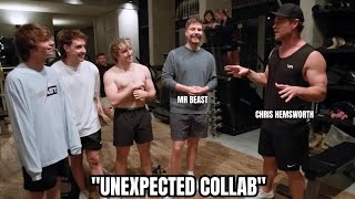 MrBeast Takes Over Chris Hemsworth’s Gym [upl. by Trinidad]