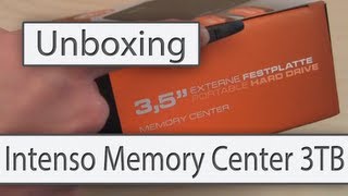 Unboxing Intenso Memory Center 3TB USB 30 Festplatte [upl. by Nagad]