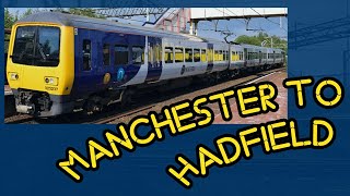 Manchester Piccadilly to Hadfield  FULL JOURNEY  Northern 323 via Glossop [upl. by Nivlek429]