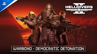 Helldivers 2  Warbond Democratic Detonation Trailer  PS5 amp PC Games [upl. by Danita]