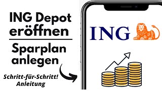 ING Depot eröffnen amp ING ETF Sparplan anlegen 2024 [upl. by Reisinger]