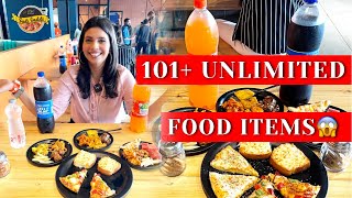 Unlimited 101 Variety at Rs280 Only Unlimited Buffet in Ahemdabad  Unlimited Buffet Food [upl. by Romeo]