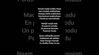 unaku tha song lyrics [upl. by Wollis546]