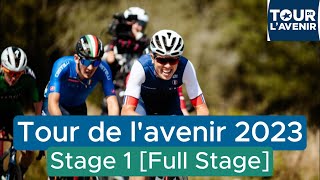 Tour de l’Avenir 2023  Stage 1 Full Race [upl. by Kiryt485]