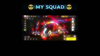 My squad power 😎💪 foryoubage😎 freefire freefireshorts😀 freefirehighlights🥰 shorts 🥰 [upl. by Nayk]