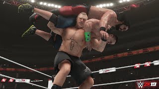 Brock lesnar Moveset  wwe 2k19 [upl. by Niveg319]