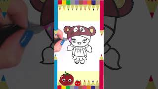 KAWAII COME DISEGNARE DISEGNI CARINI DA FARE FACILI shorts [upl. by Imaj]