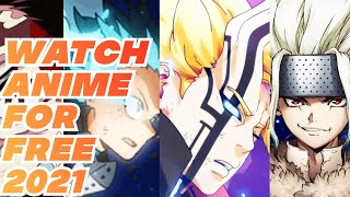 Top 5 Free anime sites 2021 freeanimesites anime watchanime AOT MHA BORUTO BC JJK 7SD [upl. by Brooke]