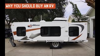 Why WE bought an RV CAMPER and WHY YOU SHOULD TOO [upl. by Notak]