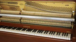 Knight K10 upright piano c1970 M31784 playing Waltz from Coppelia by Delibes [upl. by Jacquelynn]