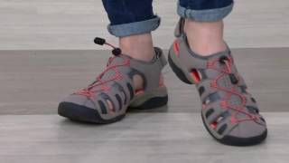 Clarks Fisherman Sandals w Backstrap  Tuvia Melon on QVC [upl. by Odranreb]