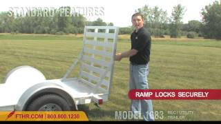 Take a tour of the Featherlite AllAluminum 1683 RecreationalUtility Trailer Tour [upl. by Hakeem898]