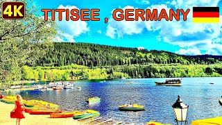 Titisee Germany The Jewel of Germanys Black Forest  Germany Walking Tour 4k 2024 [upl. by Trstram980]