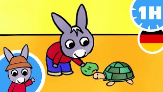 🐢 Trotro findet eine Schildkröte 🐢  Cartoon für Baby [upl. by Nonnag426]