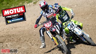 Britains Fastest 40 tackles fast Foxhill Highlights of the MX1 and MX2 pros ft Mewse Searle [upl. by Bounds853]