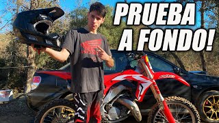 Unboxing y Review I MI NUEVO casco FOX v3 RS carbono  CR125 🔥 [upl. by Aciras]