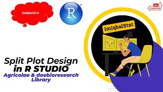 Split Plot Design in R STUDIO Agricolae amp doebioresearch rstudio Anova dataanalytics [upl. by Walston721]