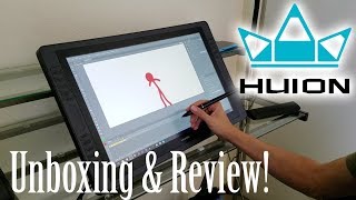 ALAN BECKER  Huion KAMVAS GT221 Pro Unboxing amp Review [upl. by Arundel237]