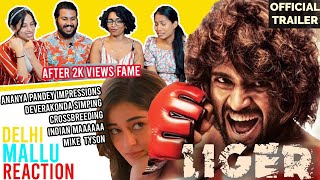 LIGER TRAILER REACTION  Vijay Deverakonda  Ananya Panday  Karan Johar I Mike Tyson [upl. by Anitnahs]