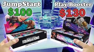 Lets Compare Which Is Worth To Buy Foundations Jumpstart OR Play Booster Box foundations [upl. by Sirod]