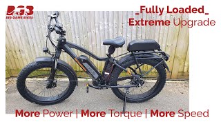 Upgraded fat ebike RadrhinoRadRover 35 amp controller 750w motor hydraulic brakes DATEx2 [upl. by Hannan1]