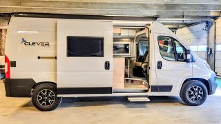 NEW 2024 Smallest Luxury Campervan is Ready For Big World Travel  Clever Vans Celebration by Pössl [upl. by Lurette]