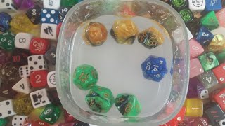 How Balanced are your dice Simple trick to test for imperfections inside your role playing dice [upl. by Clough]