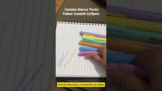 Caneta Marca Texto  FaberCastell Grifpen  ofertasamazon [upl. by Moor]