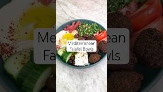 Mediterranean Falafel Bowls  Falafel Recipe [upl. by Fanya]