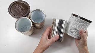 IDEAS con LATAS y TARROS manualidades diy reciclaje arteencasa artesanato [upl. by Oina947]