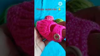 💖💝Super easy pink boots🌺🔔sdboutique7548 shorts babybooties [upl. by Saidel]