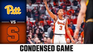 Pitt vs Syracuse Condensed Game  202324 ACC Men’s Basketball [upl. by Niltyak882]