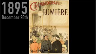 Lumiere Brothers Present The First Night at the Movies December 28th 1895 in Paris France [upl. by Ravi]