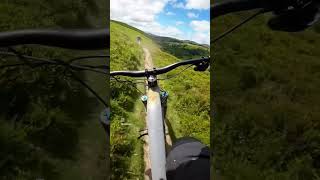 llangollen with the views 🤩 mountainbike mtb downhill enduro sendit mtblife jump mountain [upl. by Jarus756]