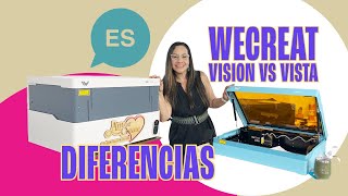 Wecreate Diferencias de la VISION vs VISTA diodo laser WeCreatOfficial [upl. by Kane]