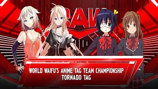 WWE 2K24 World Waifu Division 1072024  IA amp ONEc vs Rikka amp Shinka [upl. by Fortunato391]