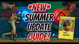 Wizard101 NEW Summer Update AzothRaidGuilds Guide Part 1 [upl. by Kram358]