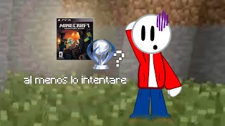 Spanish ¡Estoy intentando conseguir el platino en Minecraft en PS3 [upl. by Noryd]