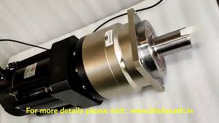 Flameproof 3 phase AC Servo Motor  Planetary Gear  Brake  55KW  Atex  Bholanath  Eng [upl. by Pacifica481]