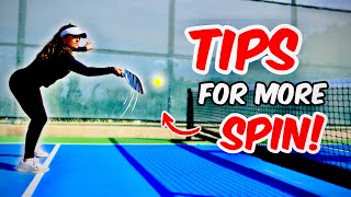 Why 90 of Pickleball Players Cant Get Spin [upl. by Notsgnal]