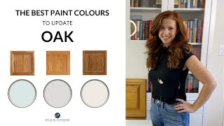 The Best Paint Colours to Update Oak Wood Cabinets Floor or Trim [upl. by Paderna649]