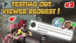 Part 2 Testing Viewer Request quotWeeping Clownquot Test Server  Identity V  第五人格  제5인격 [upl. by Annalee]