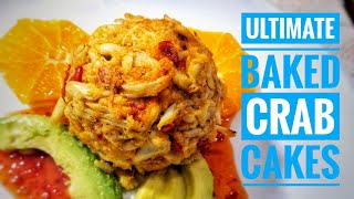 BAKED Crab Cake recipe How to make the ULTIMATE CRAB CAKES [upl. by Ahseikan]